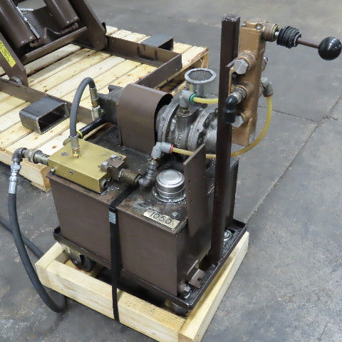Autoquip 36S60 6000Lbs. 48" x 48" Air Powered Rotating Lift Table 9"-45" Lift