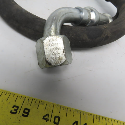 3/4" x 48"' Hydraulic Hose Assembly 2300 PSI W/2 90° Female JIC Swivels # 12
