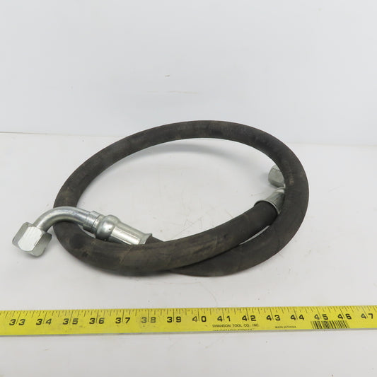 3/4" x 48"' Hydraulic Hose Assembly 2300 PSI W/2 90° Female JIC Swivels # 12