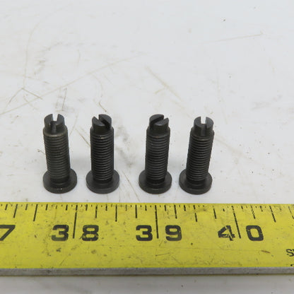 8mm x 1.0 x 25mm OAL Flat Head Adjustable Stops Bolts Lot of 4