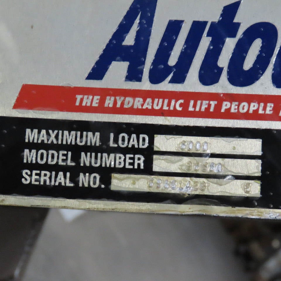 Autoquip 36S60 6000Lbs. 48" x 48" Air Powered Rotating Lift Table 10"-46" Lift