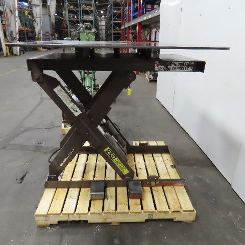 Autoquip 36S60 6000Lbs. 48" x 48" Air Powered Rotating Lift Table 10"-46" Lift