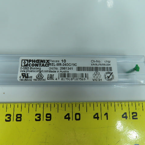 Phoenix Contact REL-MR-24DC/1IC Power Relay 24V DC Lot Of 3