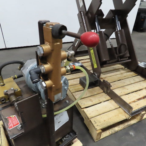 Autoquip 36S60 6000Lbs. 48" x 48" Air Powered Lift Table 11"-46" Lift Rotating