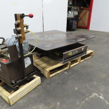 Autoquip 36S60 6000Lbs. 48" x 48" Air Powered Lift Table 11"-46" Lift Rotating