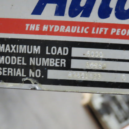 Autoquip 36S60 6000Lbs. 48" x 48" Air Powered Lift Table 11"-46" Lift Rotating