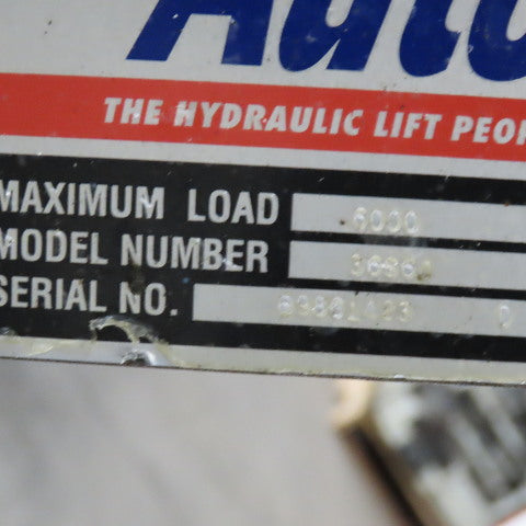 Autoquip 36S60 6000Lbs. 48" x 48" Air Powered Lift Table 11"-46" Lift Rotating