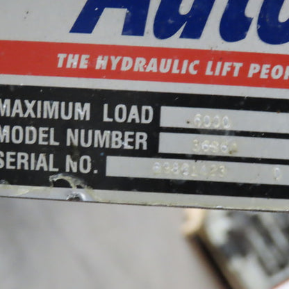 Autoquip 36S60 6000Lbs. 48" x 48" Air Powered Lift Table 11"-46" Lift Rotating