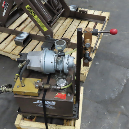 Autoquip 36S60 6000Lbs. 48" x 48" Air Powered Lift Table 11"-46" Lift Rotating