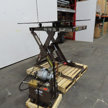 Autoquip 36S60 6000Lbs. 48" x 48" Air Powered Lift Table 11"-46" Lift Rotating