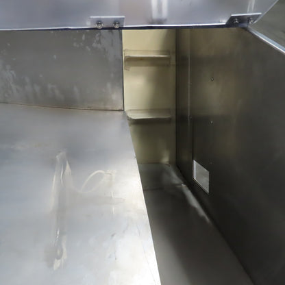 PMC BS-2100 12" x 9' Elevator Feed Discharge Stainless 60° Incline Conveyor 3Ph