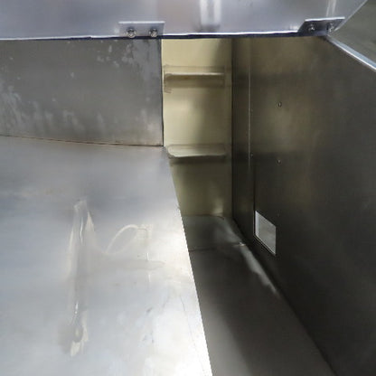PMC BS-2100 12" x 9' Elevator Feed Discharge Stainless 60° Incline Conveyor 3Ph
