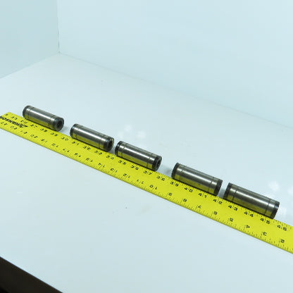 Misumi LMUW16 Linear Bushing 16mm Bore x 28mm OD x 80mm OAL Lot of 5