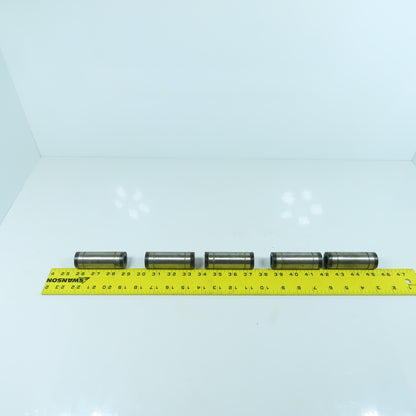 Misumi LMUW16 Linear Bushing 16mm Bore x 28mm OD x 80mm OAL Lot of 5