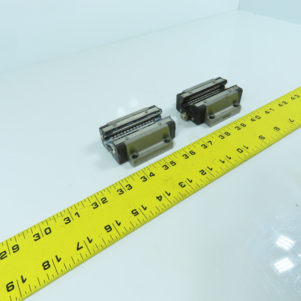 THK HSR 20B Linear Guide Rail Bearing Block 70mm x 63mm W x 24mm H Lot Of 2