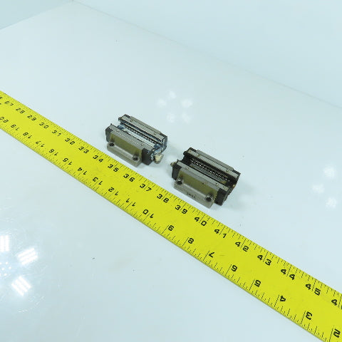 THK HSR 20B Linear Guide Rail Bearing Block 70mm x 63mm W x 24mm H Lot Of 2