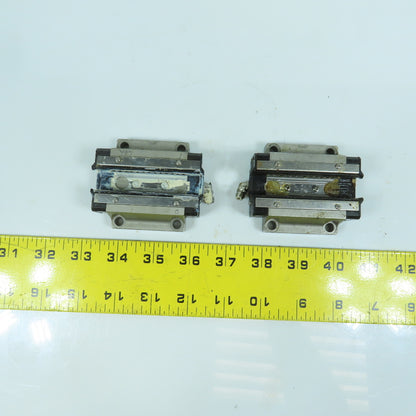 THK HSR 20B Linear Guide Rail Bearing Block 70mm x 63mm W x 24mm H Lot Of 2