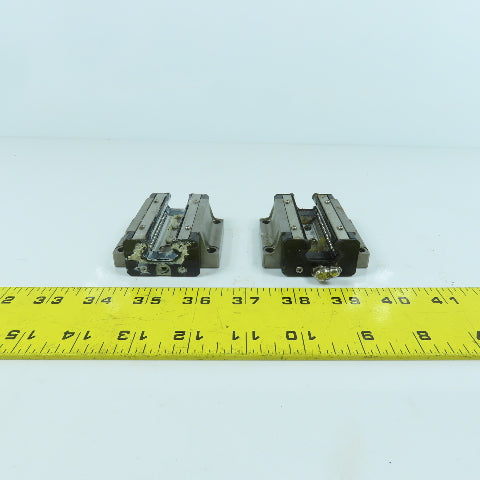 THK HSR 20B Linear Guide Rail Bearing Block 70mm x 63mm W x 24mm H Lot Of 2