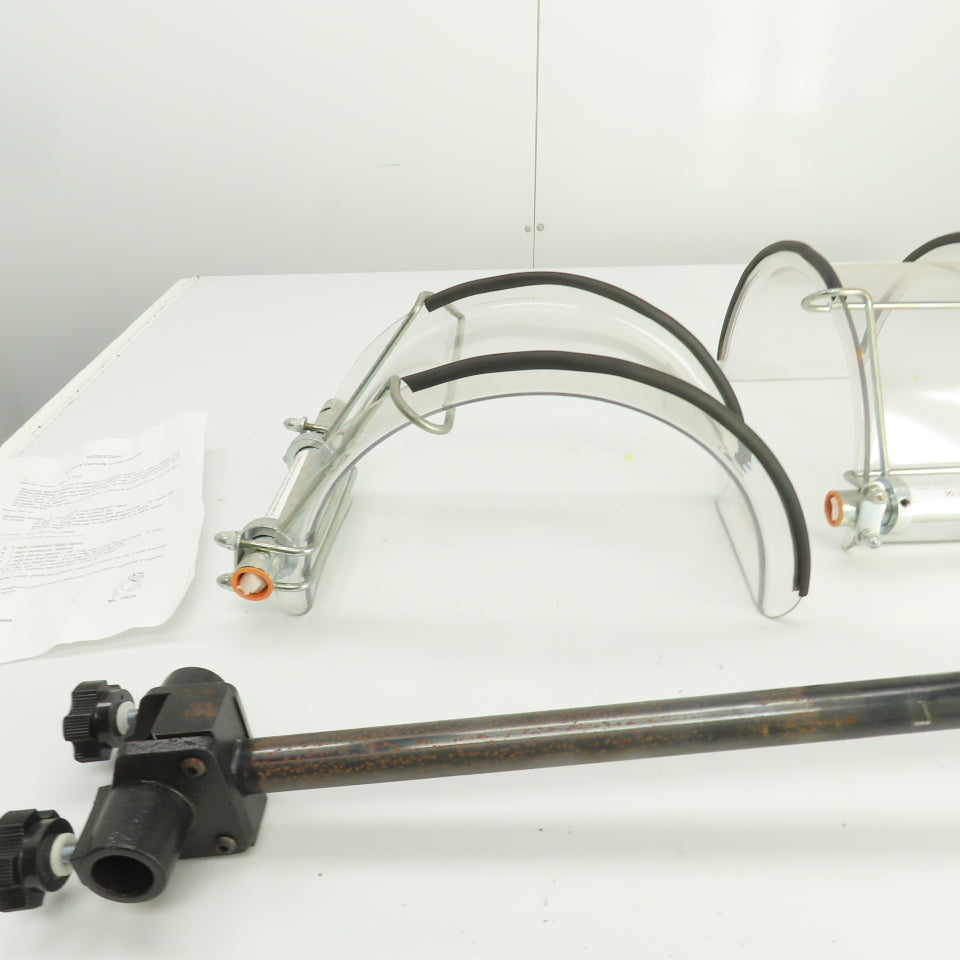 Flexbar 13391-D Dual Wheel Bench Grinder Guard Deluxe Kit For 8" Wheels