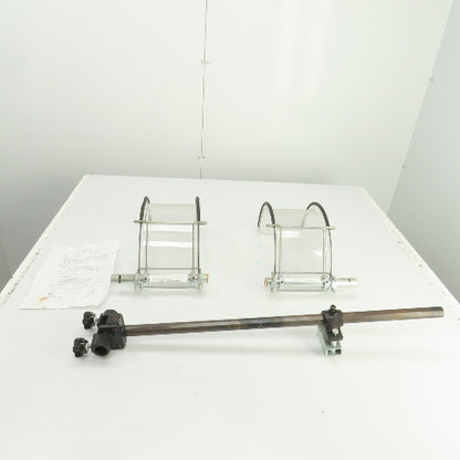 Flexbar 13391-D Dual Wheel Bench Grinder Guard Deluxe Kit For 8" Wheels