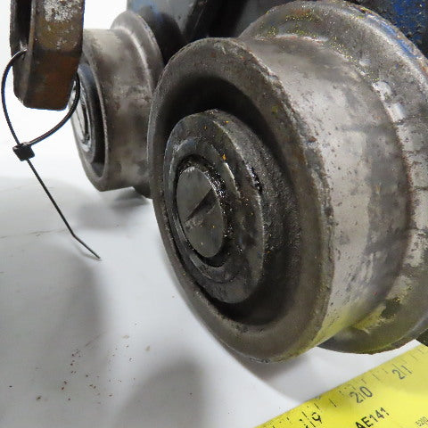 Harrington Model D 1 Ton Capacity Manual Push Pull Beam Trolley 4-6" Flange