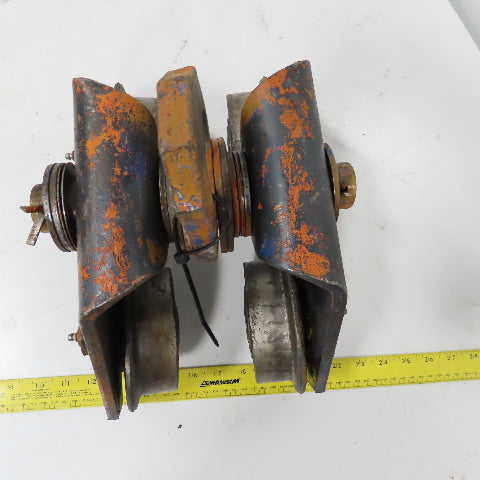 Harrington Model D 1 Ton Capacity Manual Push Pull Beam Trolley 4-6" Flange