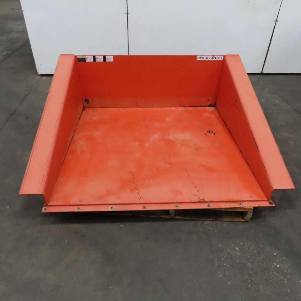 Presto TZ50-20 2000Lbs. 48" x 50" Tilt Lift 45° Hydraulic NEEDS PUMP
