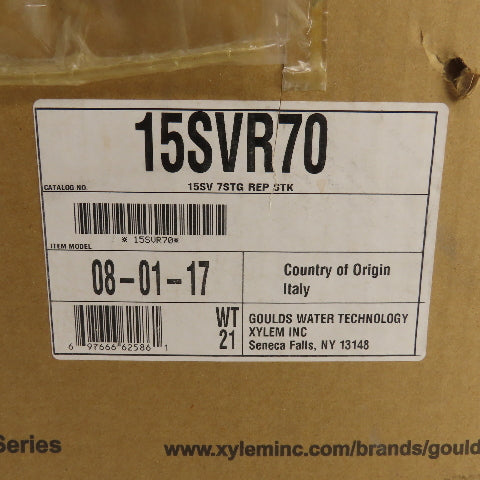 Goulds 15SVR70 15SV 7STG REP STK Multistage e-SV Repair Stack Kit