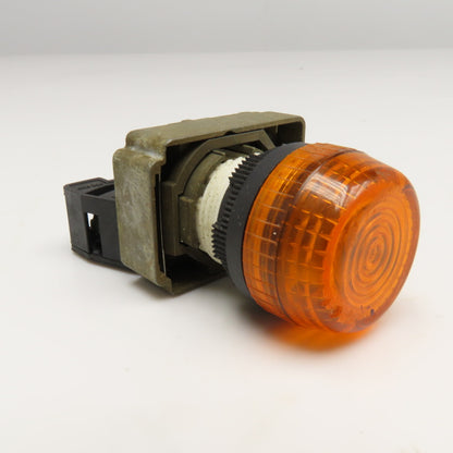 Allen Bradley 800E-2D0 Illuminated Panel Indicator Pilot Light 250V Max AMBER