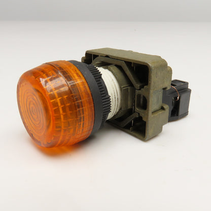 Allen Bradley 800E-2D0 Illuminated Panel Indicator Pilot Light 250V Max AMBER