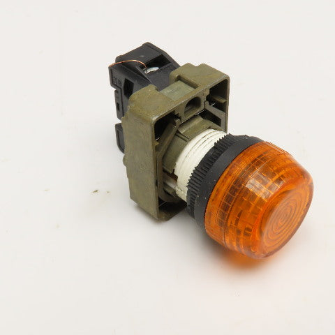Allen Bradley 800E-2D0 Illuminated Panel Indicator Pilot Light 250V Max AMBER