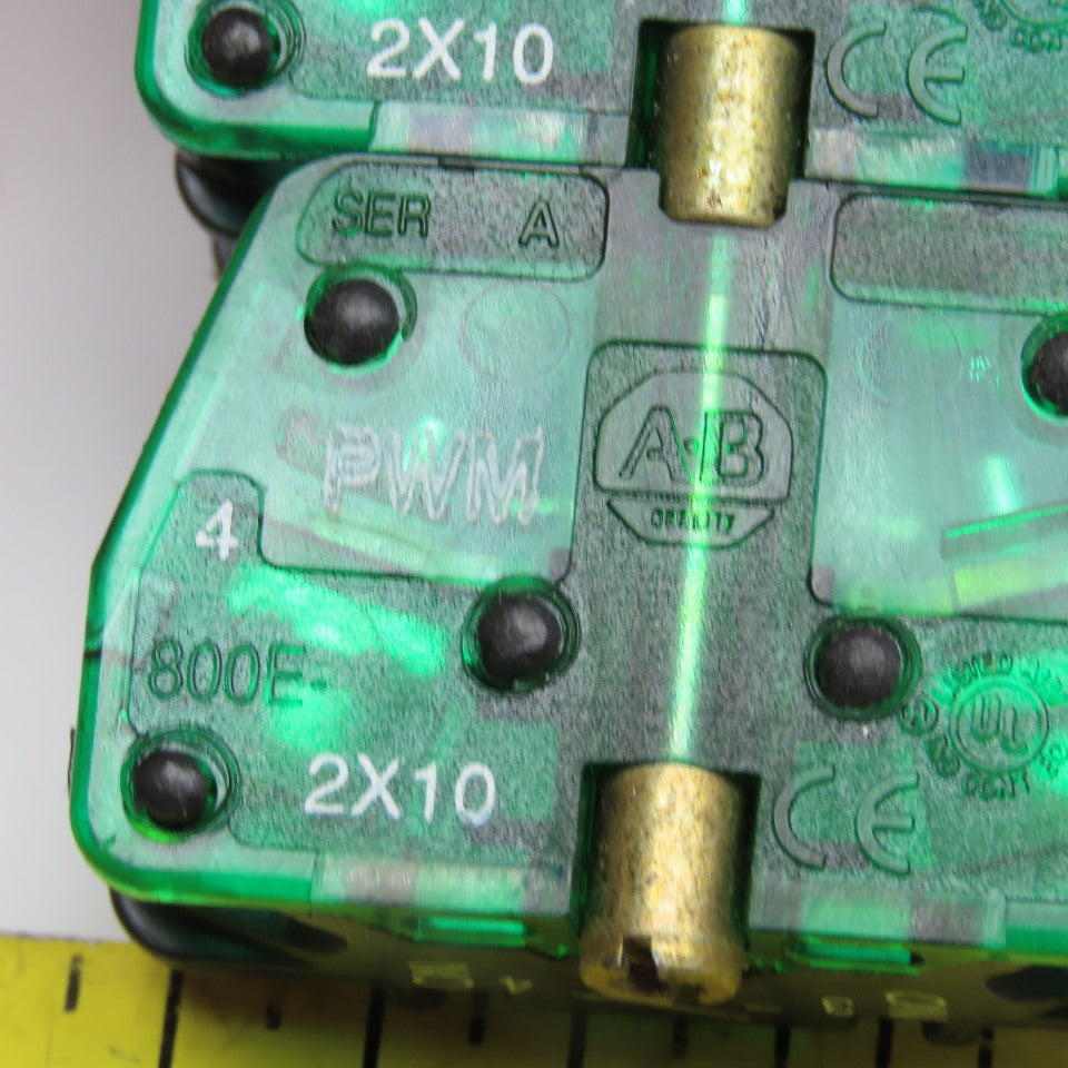 Allen Bradley 800E-2X10 2 Position Selector Switch 240VAC 125VDC