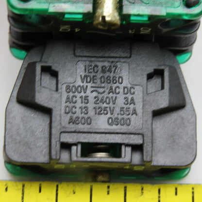 Allen Bradley 800E-2X10 2 Position Selector Switch 240VAC 125VDC