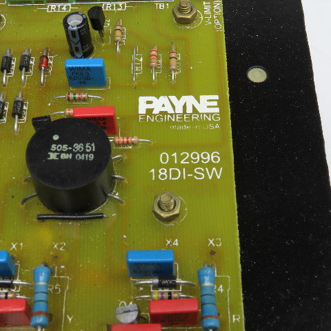 Payne Engineering 18D-4-80SW2 480V 80A 60Hz SS/VT LMT/1Ph SCR Control