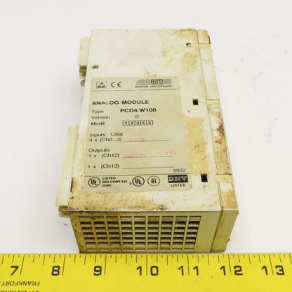 Saia PCD4.W10 Analog Module Ver. D