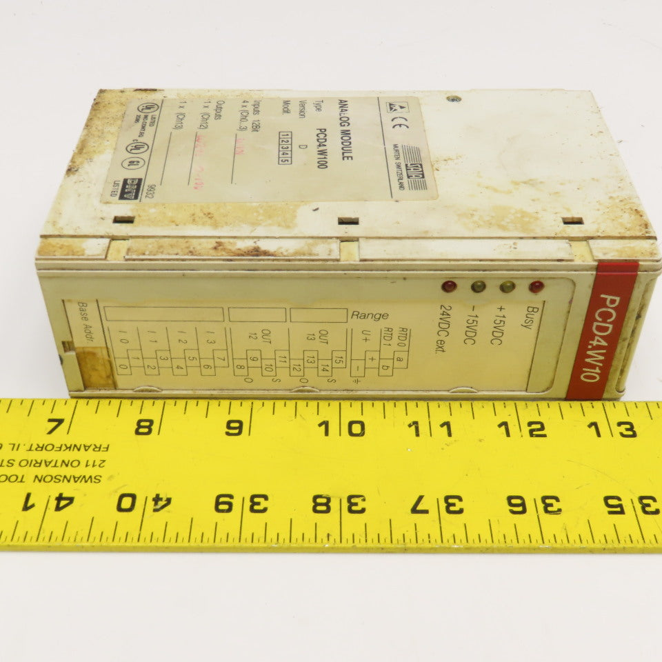 Saia PCD4.W10 Analog Module Ver. D