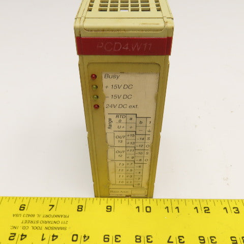 Saia PCD4.W110 Analog In/Out Module Ver. B