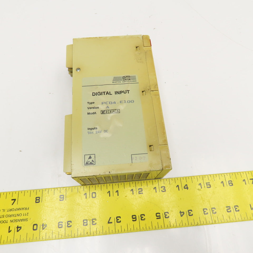 Saia PCD4.E100 Digital Input Module Ver. A