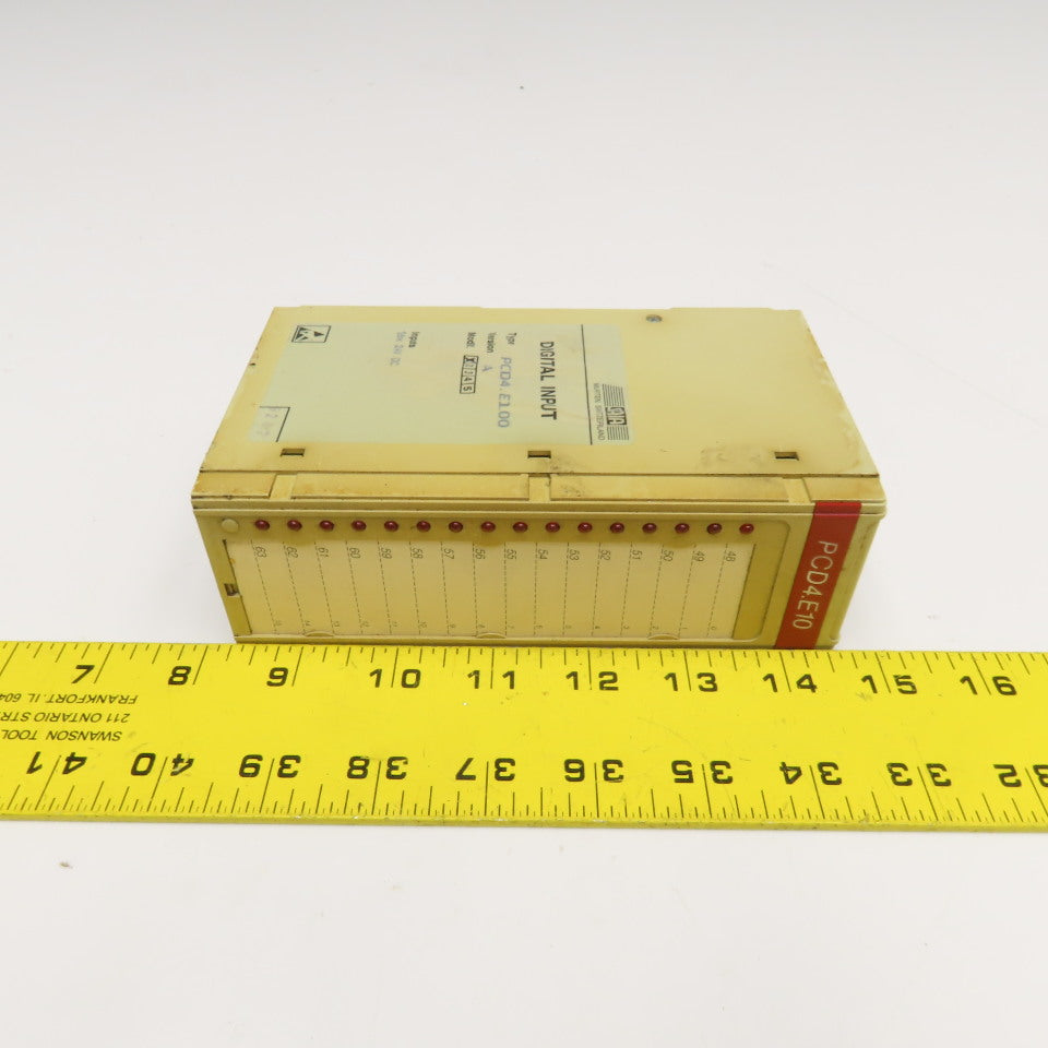 Saia PCD4.E100 Digital Input Module Ver. A