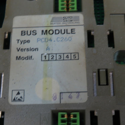 Saia PCD4.C260 Bus Module Ver A