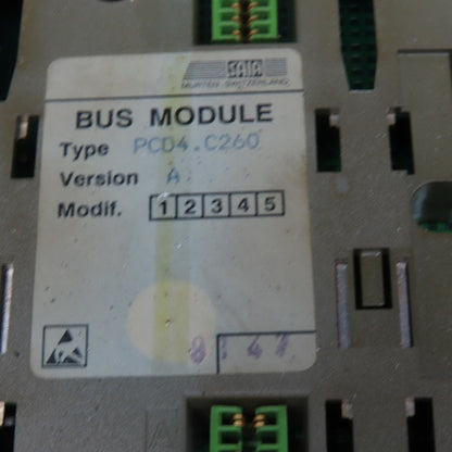 Saia PCD4.C260 Bus Module Ver A