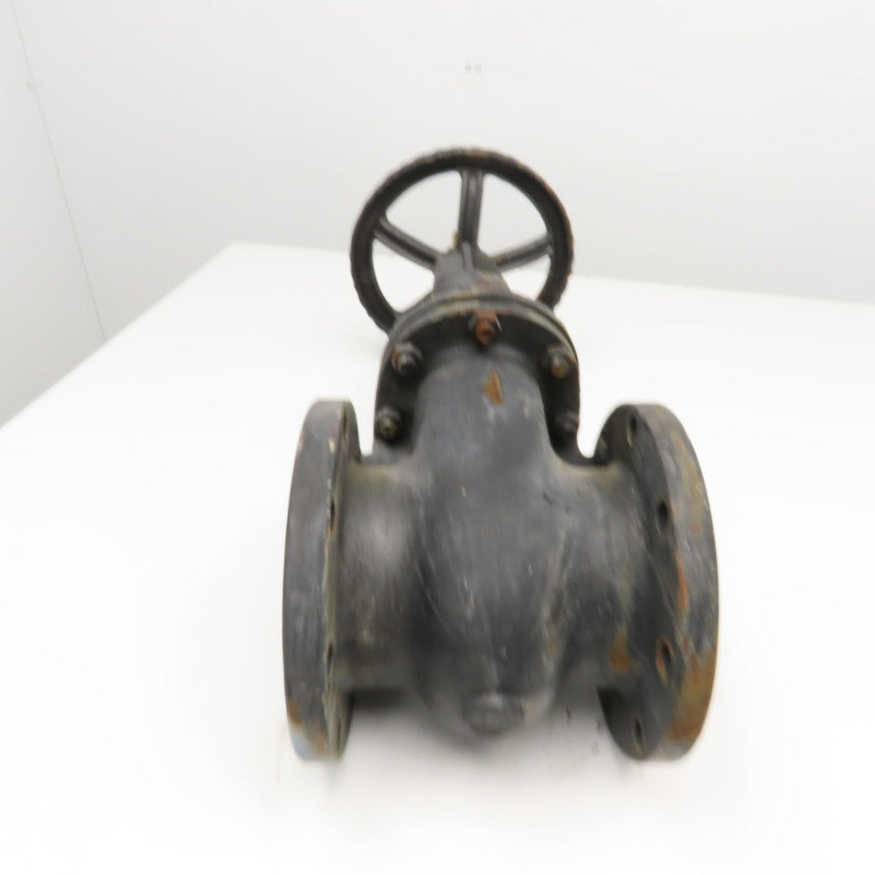 Davis 6" OS&Y Outside Stem & Yoke Gate Valve Flange Mount Brass Class 125 200WOG