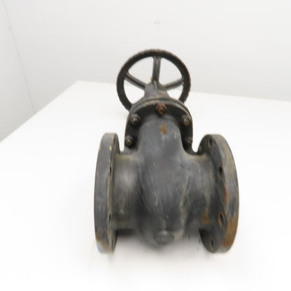 Davis 6" OS&Y Outside Stem & Yoke Gate Valve Flange Mount Brass Class 125 200WOG