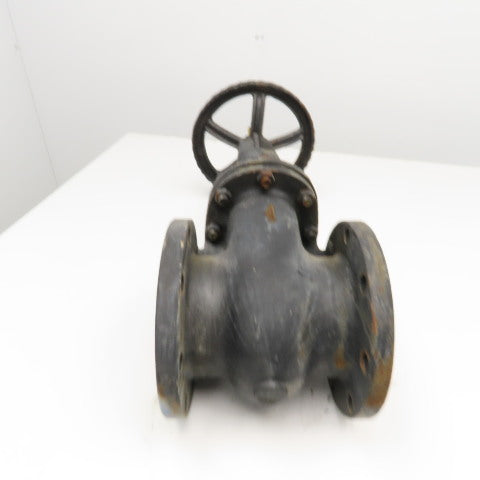Davis 6" OS&Y Outside Stem & Yoke Gate Valve Flange Mount Brass Class 125 200WOG