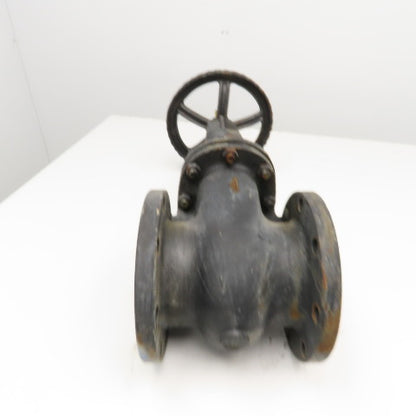 Davis 6" OS&Y Outside Stem & Yoke Gate Valve Flange Mount Brass Class 125 200WOG
