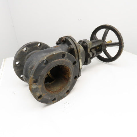 Davis 6" OS&Y Outside Stem & Yoke Gate Valve Flange Mount Brass Class 125 200WOG