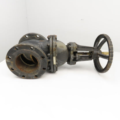 Davis 6" OS&Y Outside Stem & Yoke Gate Valve Flange Mount Brass Class 125 200WOG
