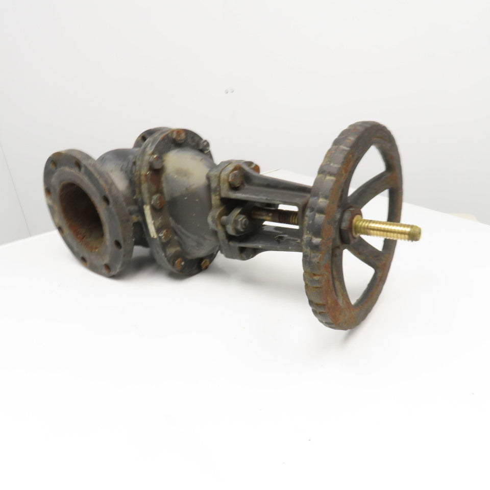 Davis 6" OS&Y Outside Stem & Yoke Gate Valve Flange Mount Brass Class 125 200WOG