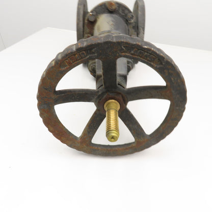Davis 6" OS&Y Outside Stem & Yoke Gate Valve Flange Mount Brass Class 125 200WOG