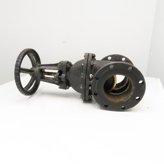 Davis 6" OS&Y Outside Stem & Yoke Gate Valve Flange Mount Brass Class 125 200WOG